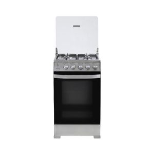 Cocina a Gas Ecoline ERIKA 4 Quemadores Grill  Color Inox
