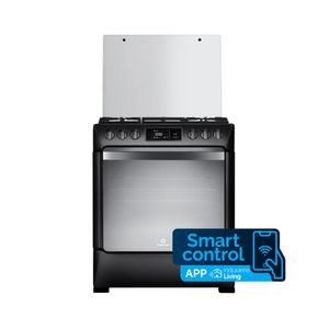 Cocina a Gas Indurama 5 quemadores NIZA ZFO | Color Negro