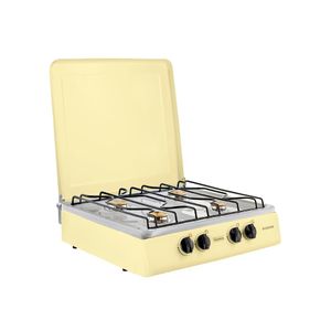 Cocineta a Gas Ecoline Fiorentina II P8896 | 21" 4 Quemadores Color amarillo