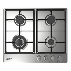 Encimera A Gas Oster OS-GC204BSS P8799 | 60 cm 4 Quemadores Color Inox
