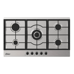 Encimera A Gas Oster OS-GC9005BSS P8799 | 95 cm 5 Quemadores Color Inox