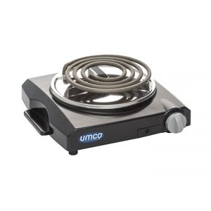 Hornilla Eléctrica Umco 5502 P8923 | 1 Quemador 1100 Watts Color Negro