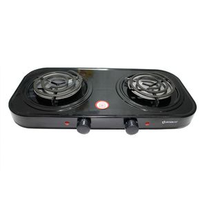 Hornilla Eléctrica Imaco | 2 Quemadores 1700 Watts Color Negro