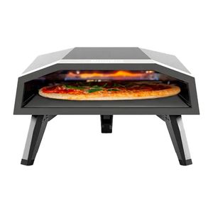 Horno de Pizza a Gas Mastermaid P86352 | 16" Color Acero Inoxidable