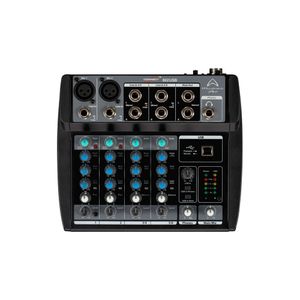 Mezclador Analógico Wharfedale CONNECT802USB P8924 | 6 Canales USB Color Negro