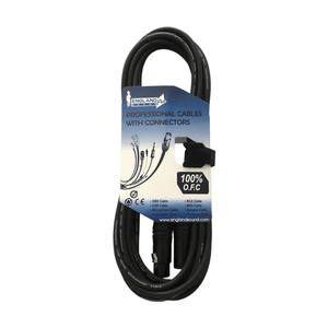 Cable para Micrófono England Sound Pro ES-XLR6M P8924 | 6 Metros Cobre Color Negro