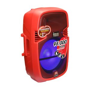Parlante Amplificado England Sound ES2AB-RO15R-L P8924 | 15" 95.000 Watts Micrófono Alámbrico Color Rojo