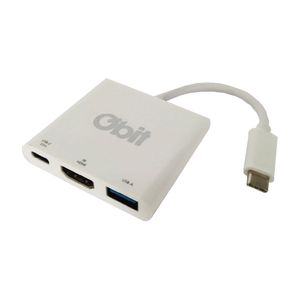 Adaptador USB QBIT Tipo C P8765 | HDMI Color Blanco 13283-W