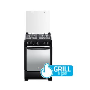 Cocina a Gas Indurama Ferrara Max Grill 4 Quemadores | Color Negro