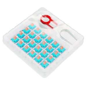 Caja de Switches Redragon A113R P86132 | Lineales 24 Unidades Color Rojo