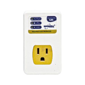 Protector De Voltaje para Eq Electrónicos Rockwell P8775 | 3 Puertos 120V Color Amarillo