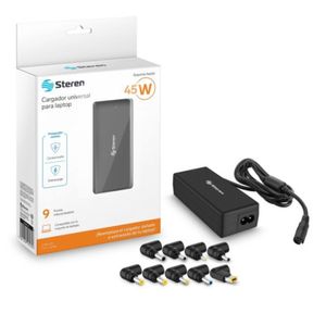 Cargador para Laptop Steren COM-031 P86396 | 40 Watts Color Negro