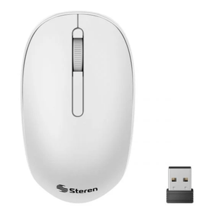 Mouse Inalámbrico Steren COM-5770BL P86396 | Multiequipo Color Blanco