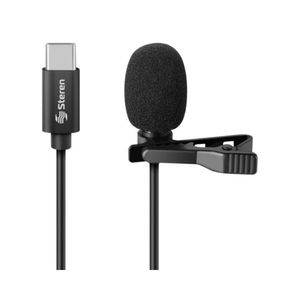 Micrófono Usb-C Steren MOV-033 P86396 | Color Negro