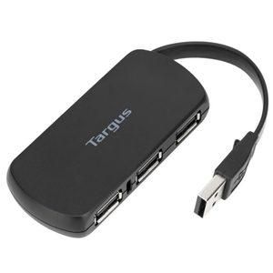 Adaptador Hub Targus Usb 2.0 P86390 | 4 Puertos Color Negro