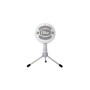 Micrófono Profesional Logitech Blue Snowball Ice P8776 | Transmisiones 44,1KHZ Color Plateado
