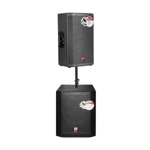 Combo Parlante England Sound ES-SV1650 P8924 | 15" 450 Watts Color Negro Incluye Altavoz ES-118W 18" 1000 Watts