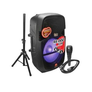 Parlante Amplificado England Sound ES-2AGAB P8924 | 15" 95.000 Watts Micrófono Alámbrico Color Negro