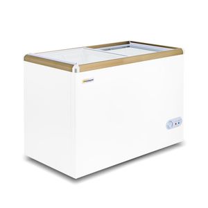 Congelador Horizontal Continental SD-308Q T/V P88577 | 286 Litros Color Blanco Con Tapa De Vidrio