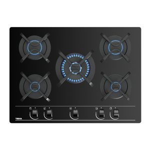 Encimera A Gas Teka Gbc-75030Kbb P88646 | 5 Quemadores Color Negra