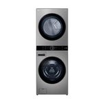 Torre De Lavado Eléctrica Lg Wk22Vs6Pe P8878 | 22Kg Carga Frontal Color Silver-1774983752445