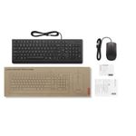 Combo Teclado Y Mouse Essential Con Cable Lenovo P86390 | Color Negro-1787339859381