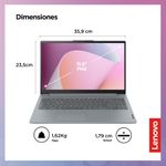 LAPTOP 15,6" IDEAPAD SLIM 3 ADM RYZEN 5 7520U 16GB RAM 512GB SSD ARTIC GREY-1793288264896